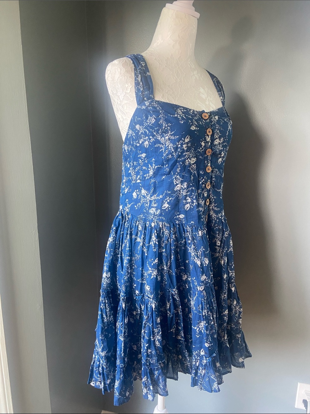 NWT Free People Dance on the Top floral mini dress - Picture 3 of 7
